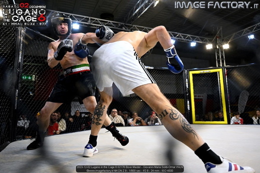 2023-12-02 Lugano in the Cage 6 02176 Boxe Master - Giovanni Maria Soldi-Omar Wicht
